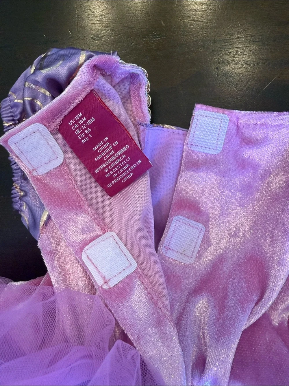 Disney Pink and Lavender Tulle Princess Dress Costume